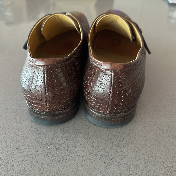 Paciotti brown leather size 8 with bronze clasp size 8 - Picture 3 of 4